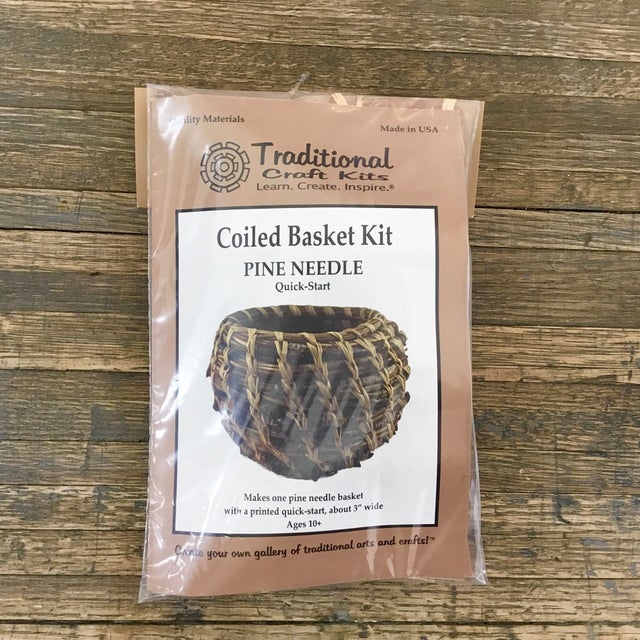  Traditional Craft Kits Coiled Basket Kit - Turtle